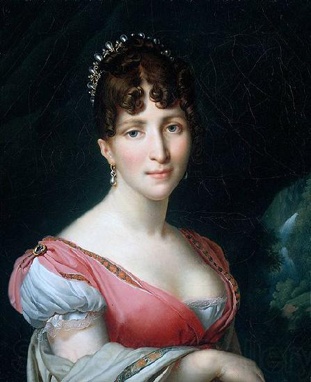 Anne-Louis Girodet de Roussy-Trioson Hortense de Beauharnais Norge oil painting art